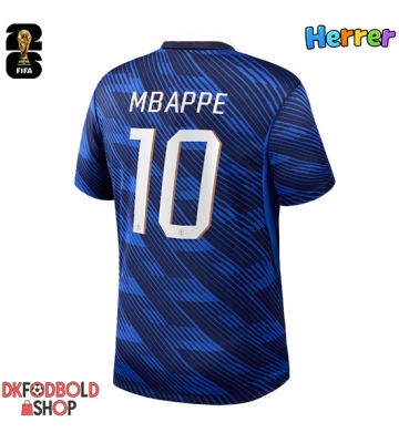 Frankrig Kylian Mbappe #10 Hjemmebanetrøje VM 2026 Kort ærmer